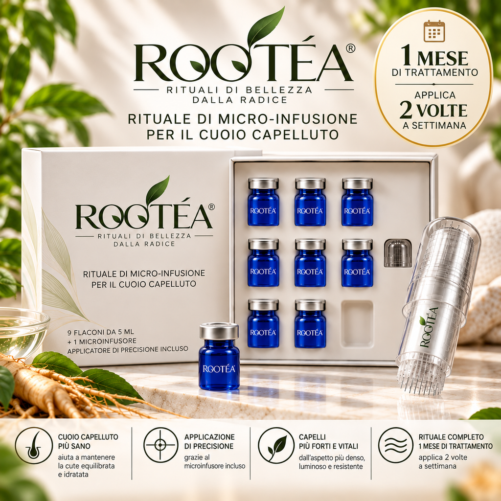 ROOTÉA® | Rituale di Micro-Infusione per il Cuoio Capelluto